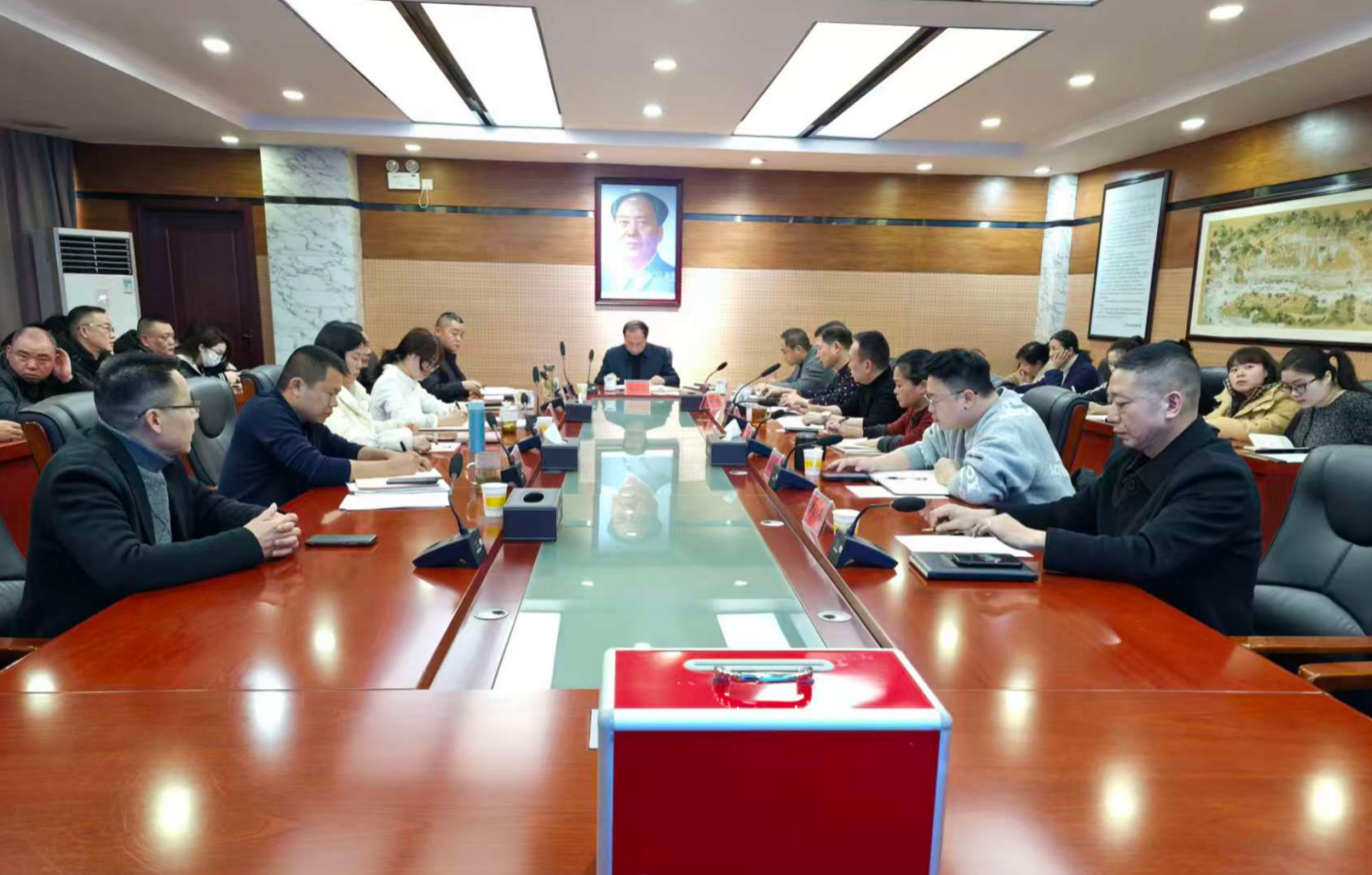 湘潭城发·大河西棚改公司召开2025年度考核述职测评会